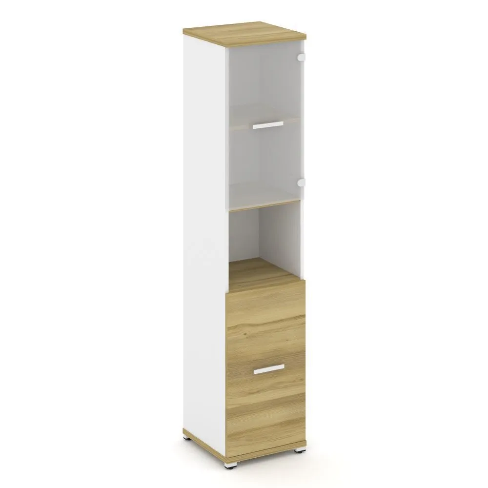 Концепт Шкаф 1 узкая секция, 5 ниш  CN.STU.E-513 SM W