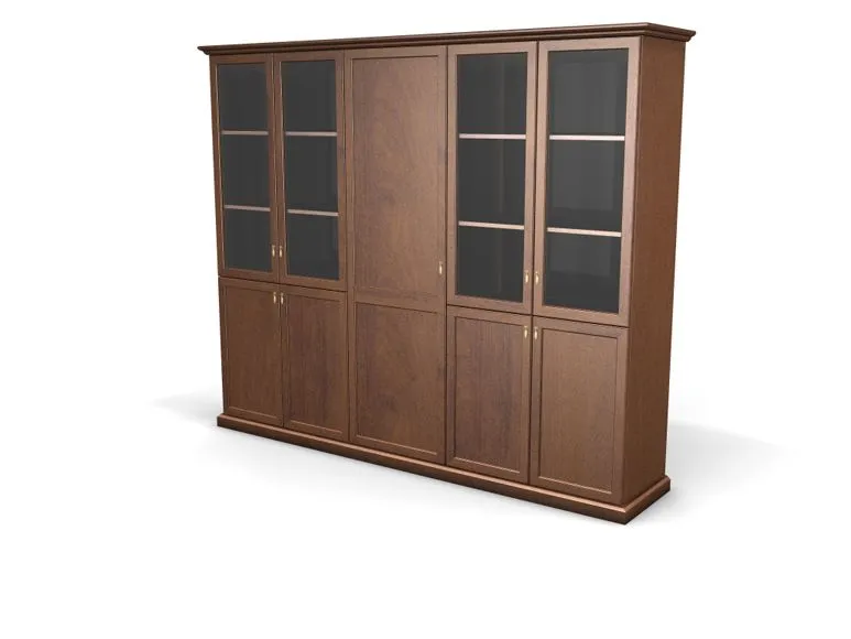 Шкаф-витрина с гардеробом