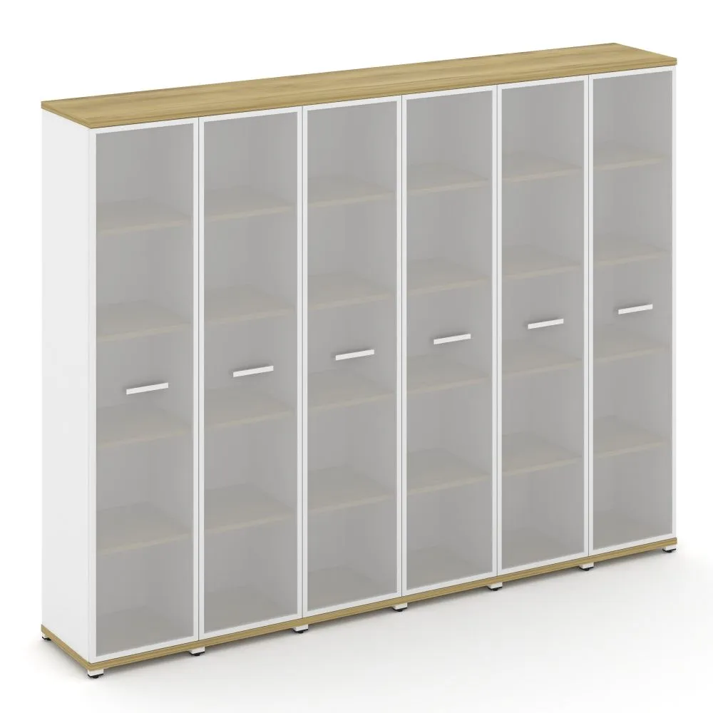 Концепт Шкаф 6 узких секций, 5 ниш  CN.STU-568 RMW W