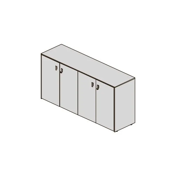 Шкаф низкий, 4 двери