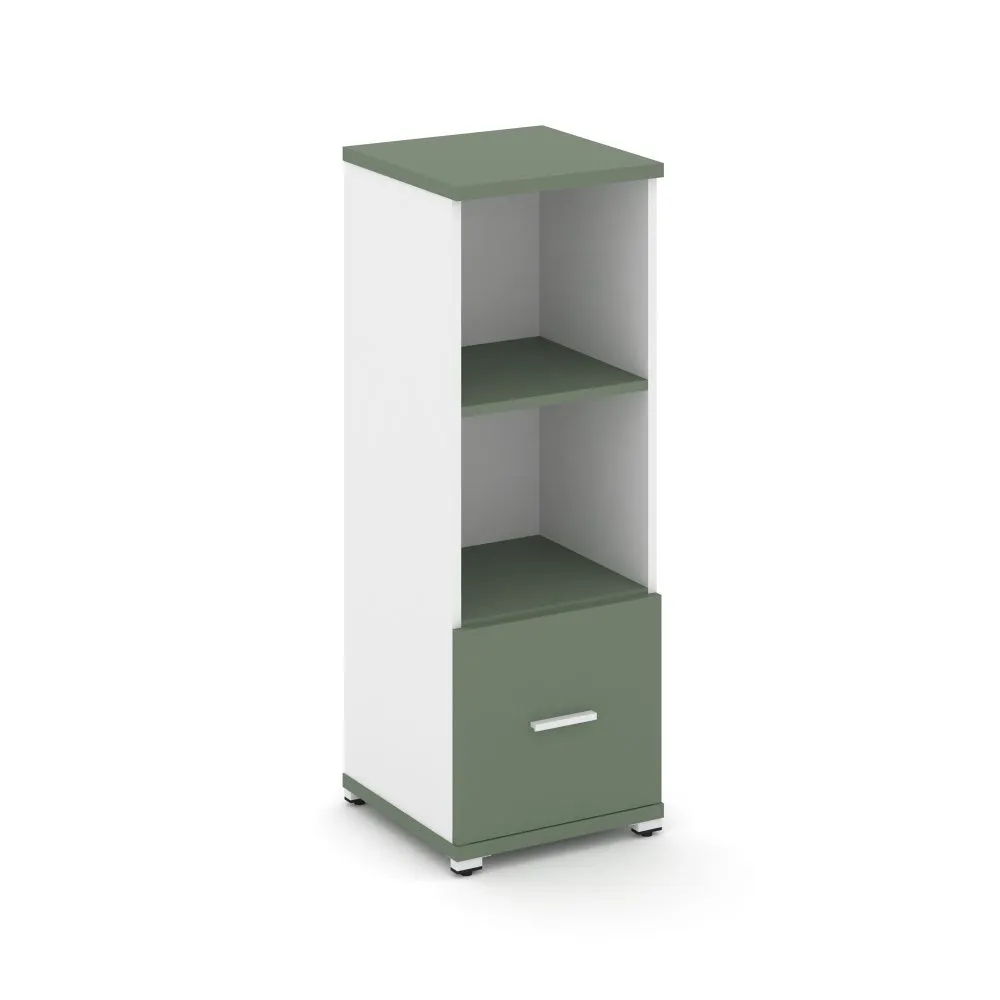 Концепт Шкаф 1 узкая секция, 3 ниши  CN.STU-311 W