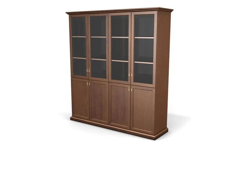 Шкаф-витрина 4-х дверный