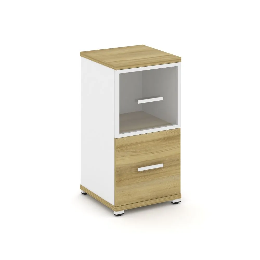 Концепт Шкаф 1 узкая секция, 2 ниши  CN.STU-212 RPW W