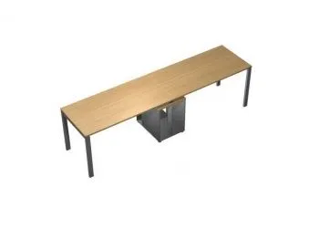 UP! Рабочая станция (2х120) с тумбой под системные блоки