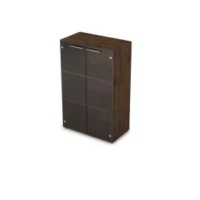 4Ш.017.3 Шкаф средний со стеклом (798х435х1277)