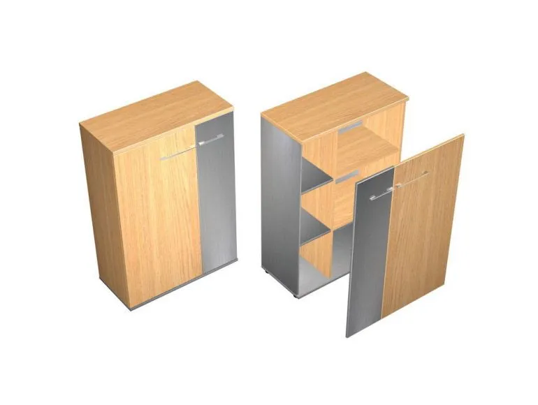 UP! Шкаф комбинированный средний с узкой дверью