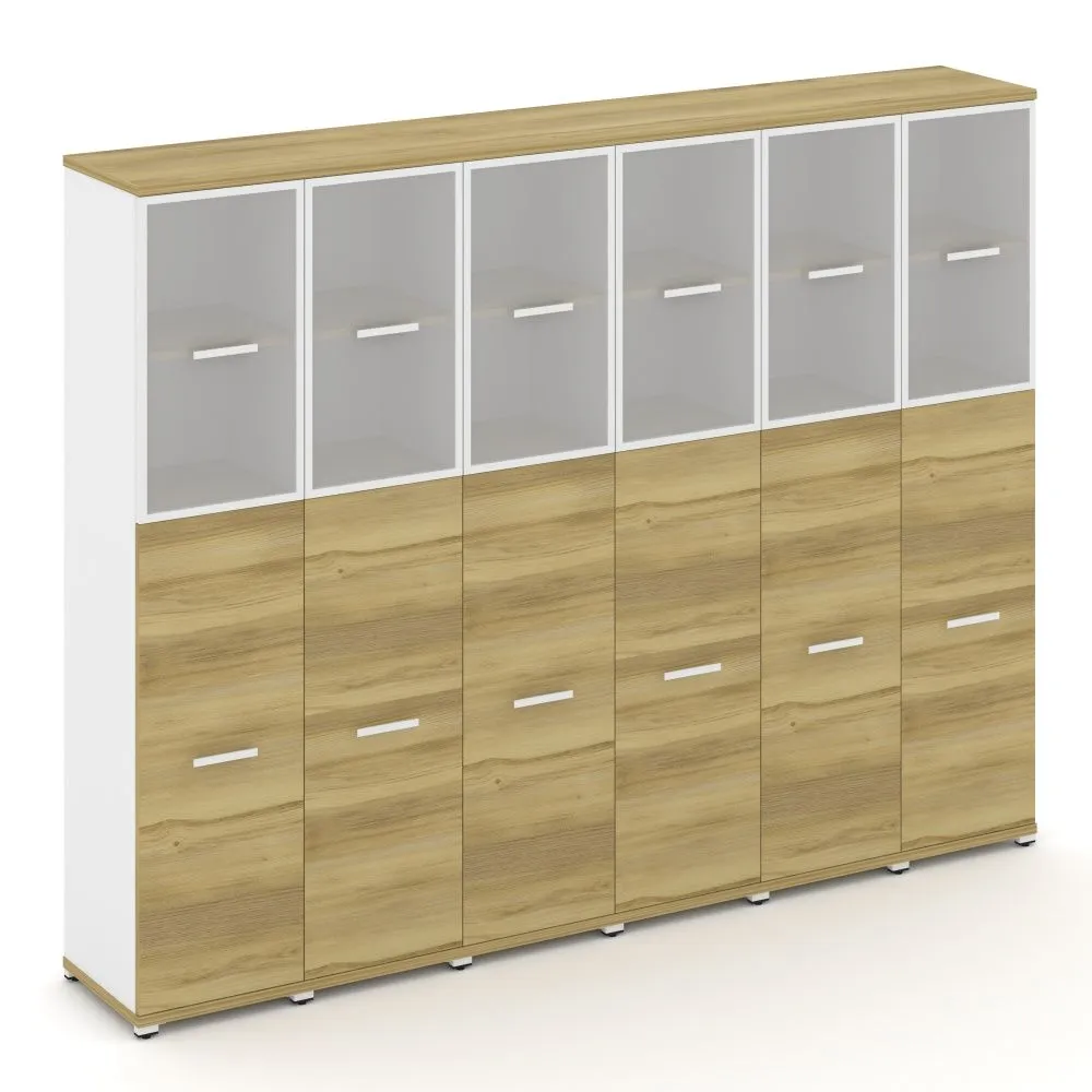 Концепт Шкаф 6 узких секций, 5 ниш  CN.STU-565 RMW W