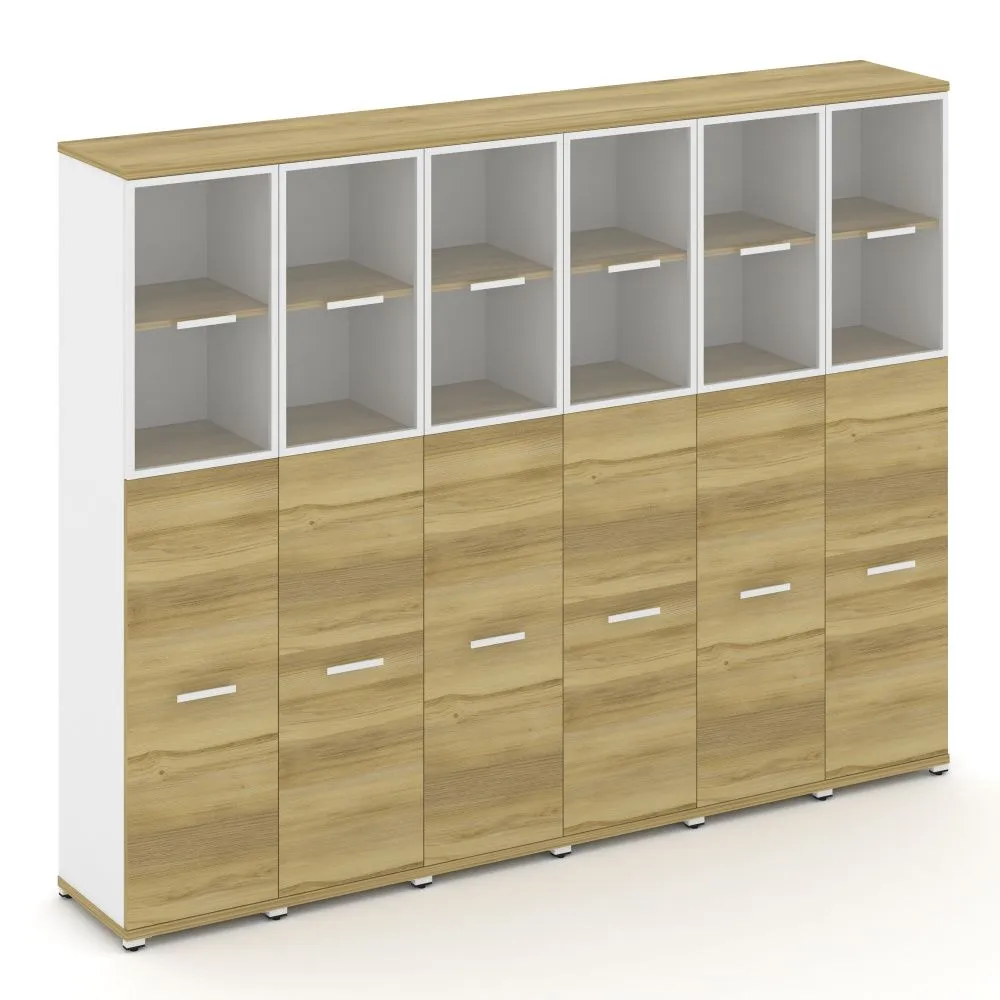 Концепт Шкаф 6 узких секций, 5 ниш  CN.STU-565 RPW W