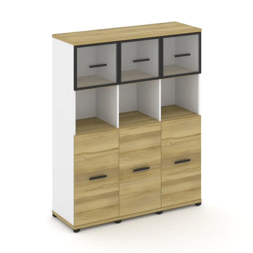 Концепт Шкаф 3 узкие секции, 4 ниши  CN.STU-435 RPB B