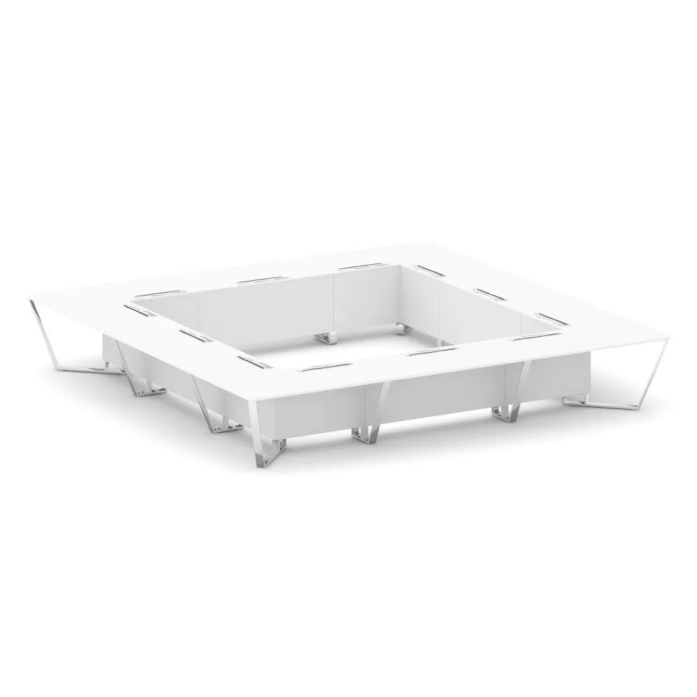 Steel Meet Стол переговорный квадратный  MF-PR.B.SP-24K