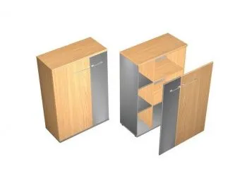 UP! Шкаф комбинированный средний с узкой дверью