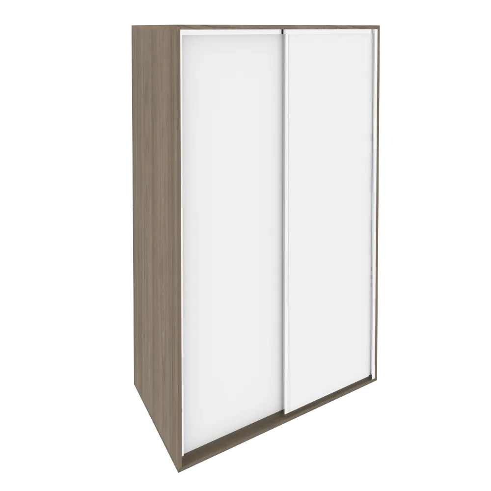 Лайт Шкаф-купе комбинированный (двери-2шт.-зеркала)  С-ШКЗ-65