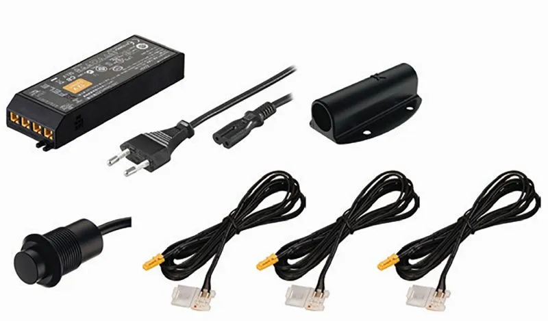 Блок управления для трех фартуков с подсветкой