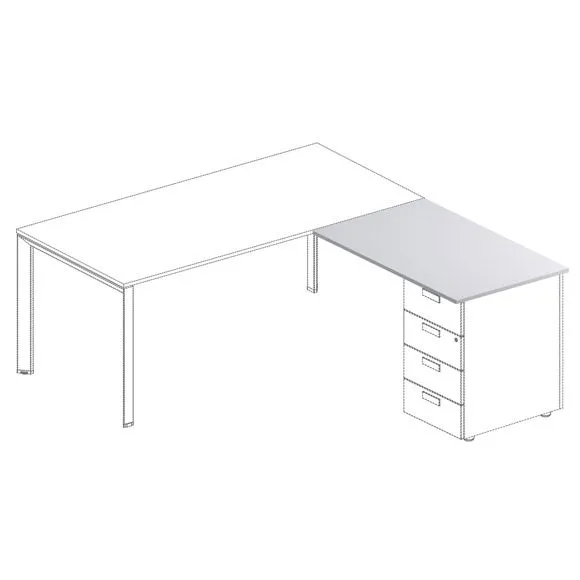 Расширение стола под тумбу