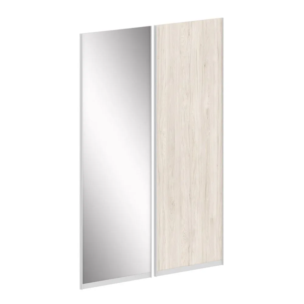 Марис Комплект дверей ЛДСП 1шт+Зеркало 1шт. для шкафа высокого L=1100мм  SH.DZK-1.1