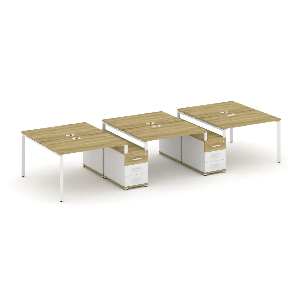 Concept Рабочая станция на 6 мест  CN.DRS-334 W