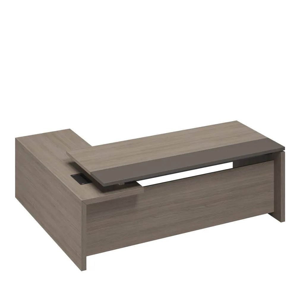 Стол руководителя с брифинг-приставкой боковой правый