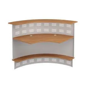 Модуль ресепшен 90 градусов с экраном угловой