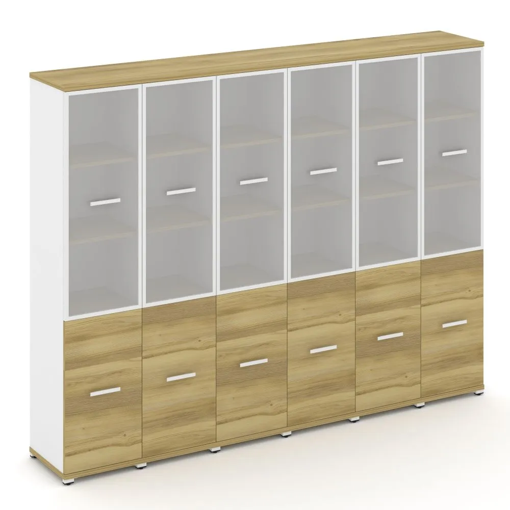 Концепт Шкаф 6 узких секций, 5 ниш  CN.STU-562 RMW W