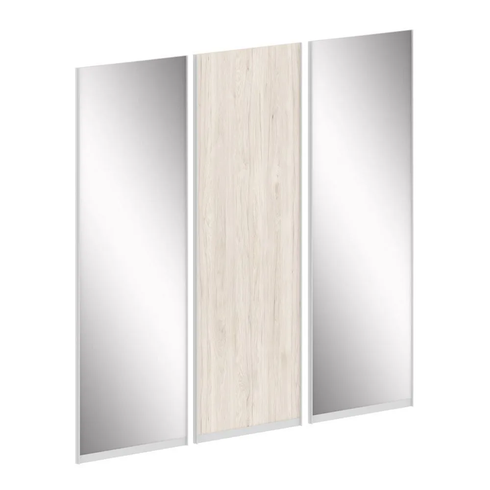 Марис Комплект дверей ЛДСП 1шт+Зеркало 2шт.для шкафа высокого L=2069мм  SH.ZDZK-4.1