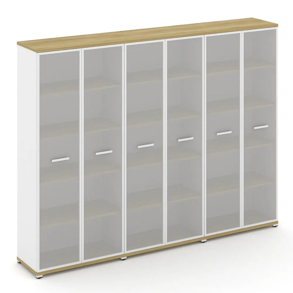 Концепт Шкаф 3 широкие секции, 5 ниш  CN.STS-538 RMW W