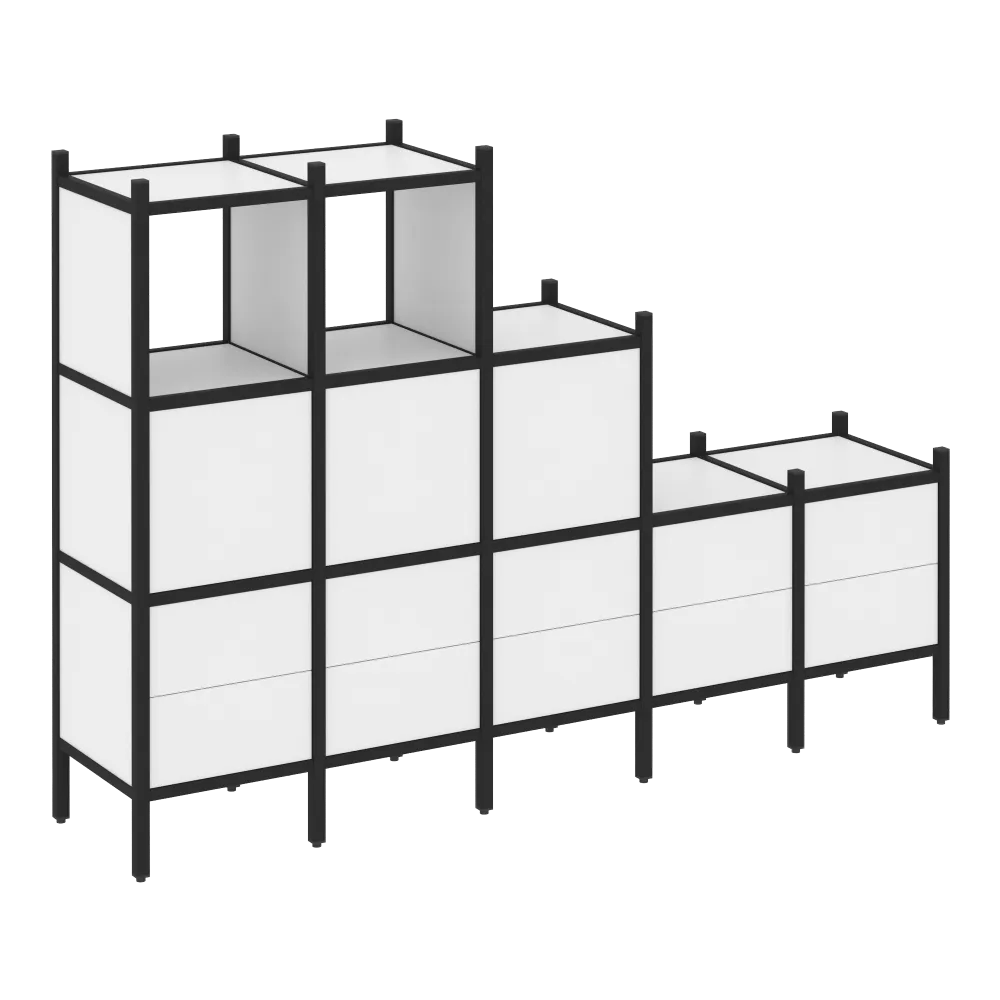 Лофт Прямой стеллаж  VR.L-19