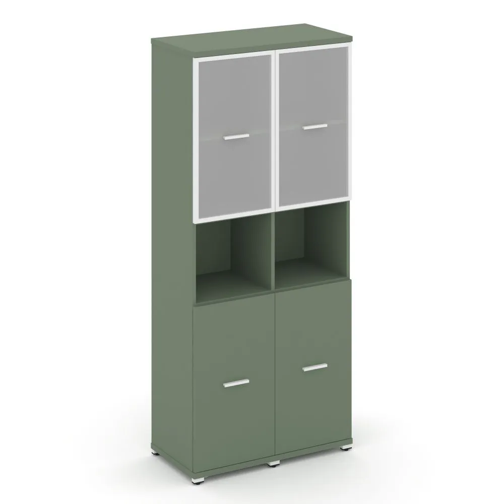 Концепт Шкаф 2 узкие секции, 5 ниш  CN.STU-523 RMW W