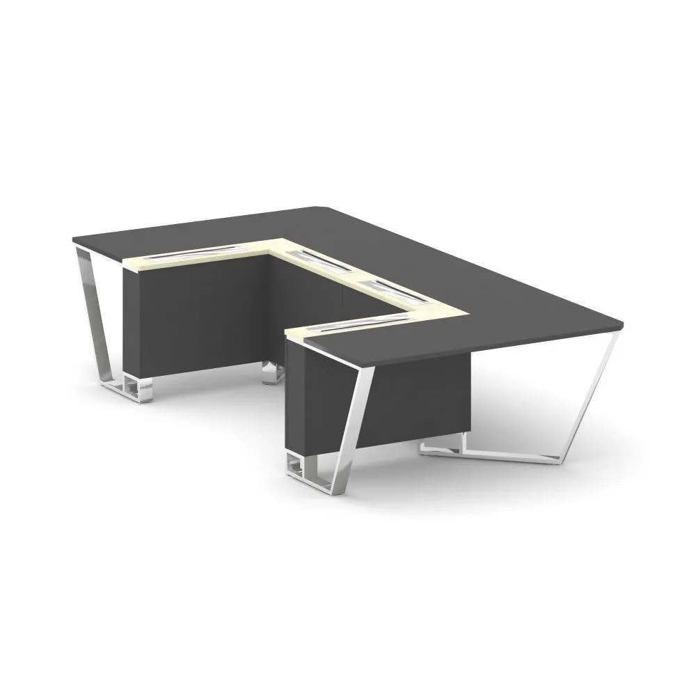 Steel Meet Стол переговорный П-образный  MM-PR.B.SP-07P