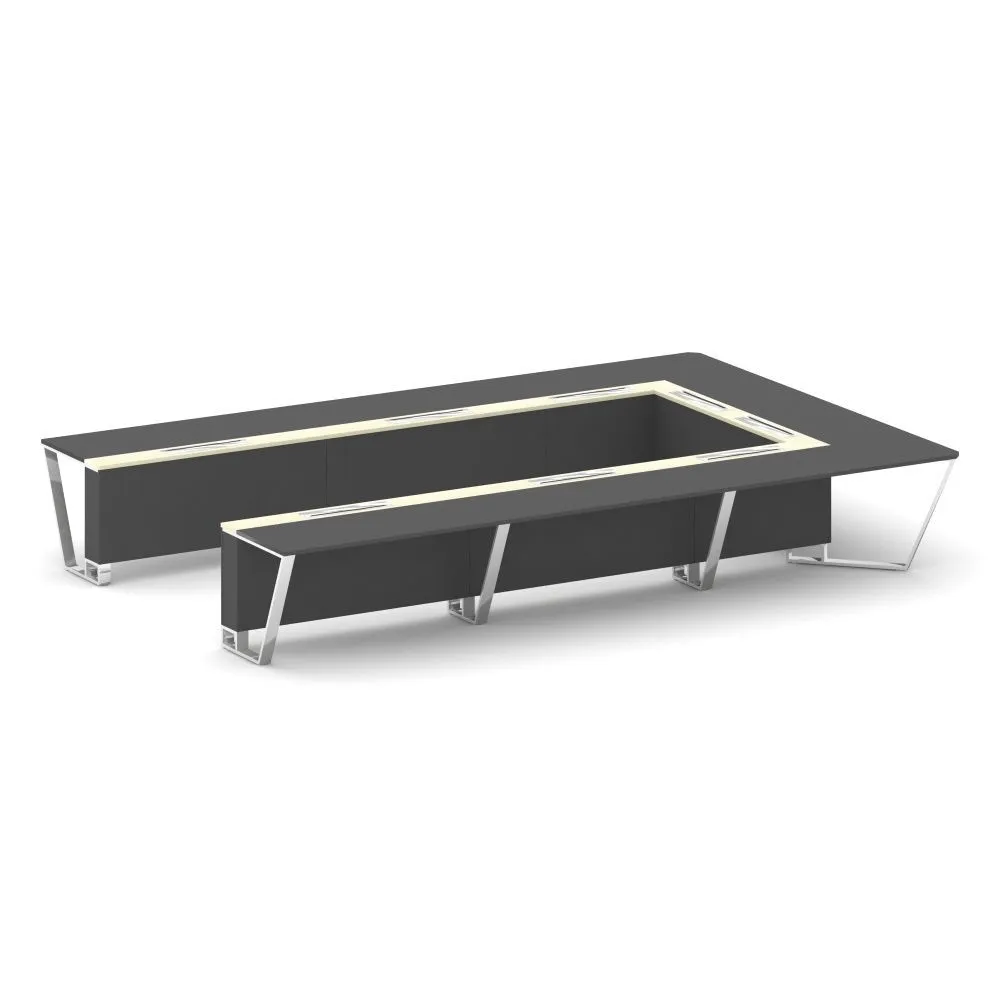 Steel Meet Стол переговорный П-образный  MM-PR.B.SP-15P