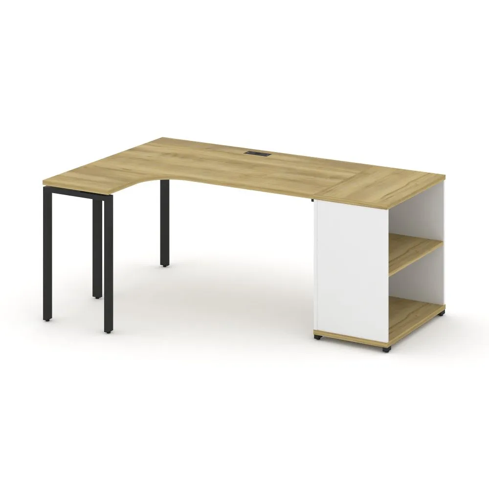 Концепт Стол эргономичный с опорным стеллажом  CN.SA-201(L)