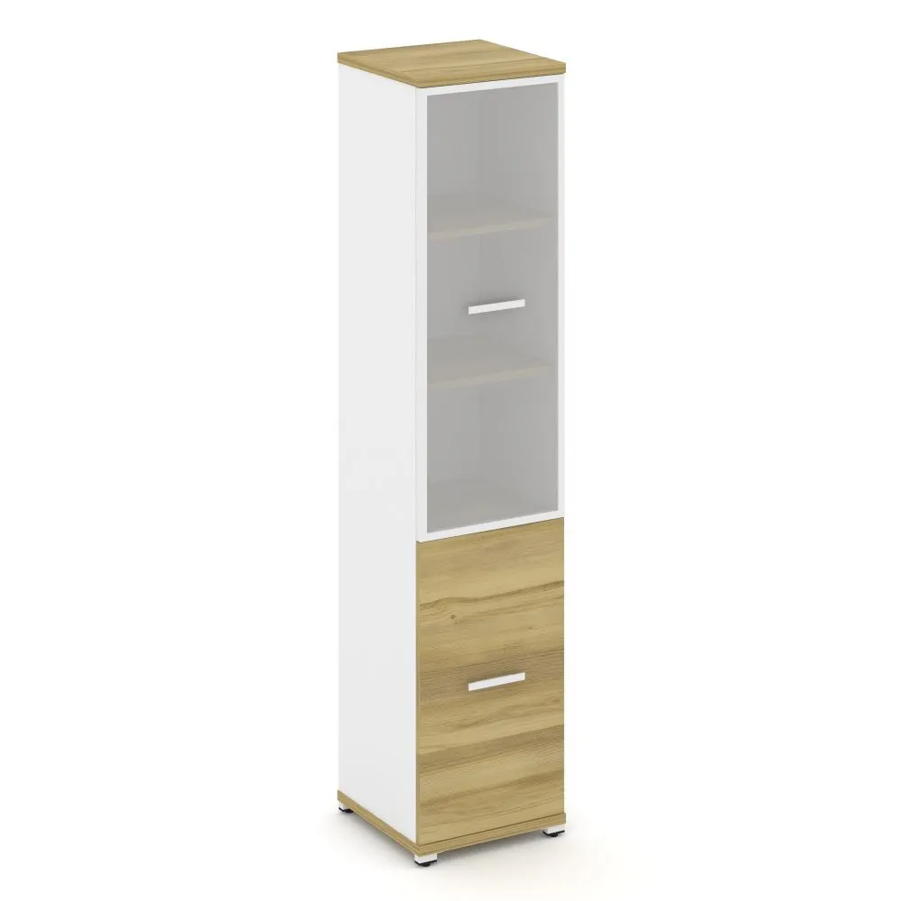 Концепт Шкаф 1 узкая секция, 5 ниш  CN.STU.E-512 RMW W