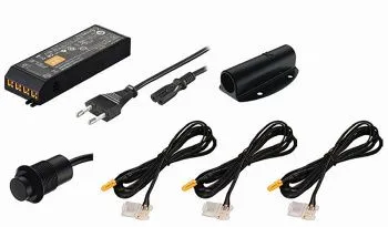 Блок управления для трех фартуков с подсветкой