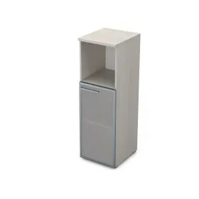 Пенал средний со стеклом и нишей,  левый