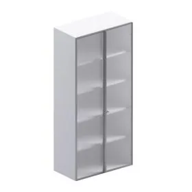 Высокий шкаф со стеклом