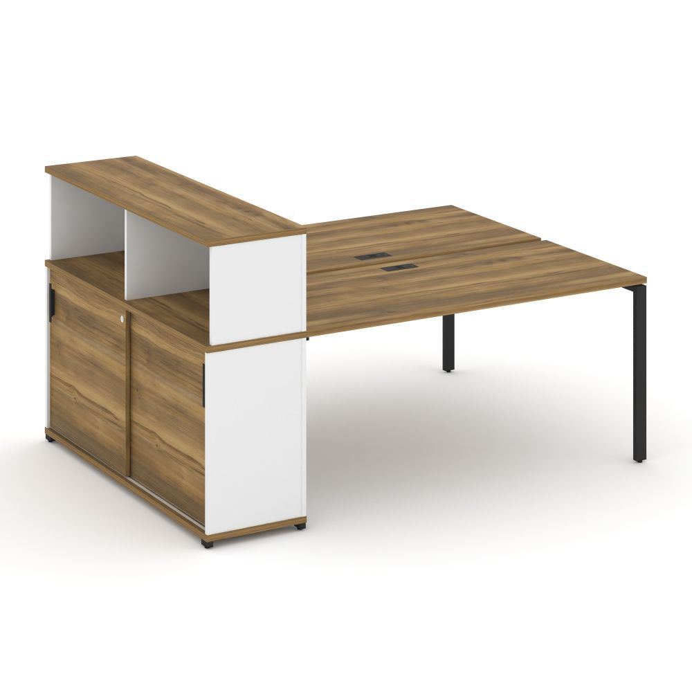 Concept Рабочая станция с опорным шкафом-купе с надставкой низ.  CN.DRS-240 B