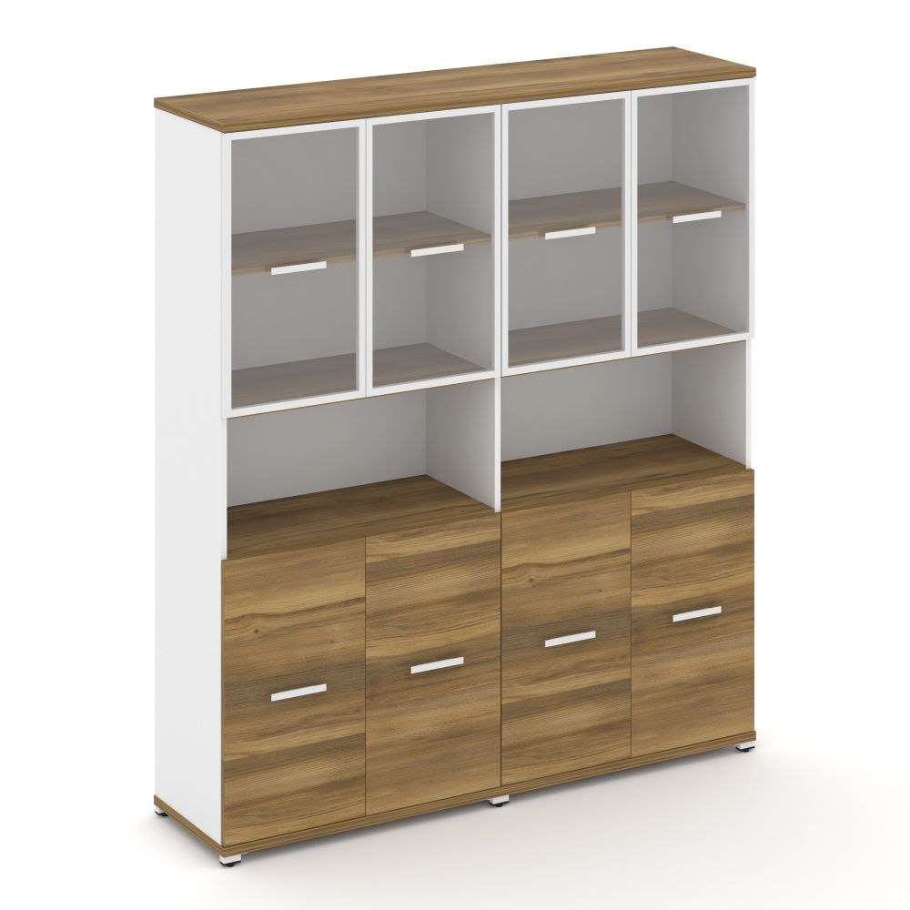 Concept Шкаф 2 широкие секции, 5 ниш CN.STS-523 RPW W