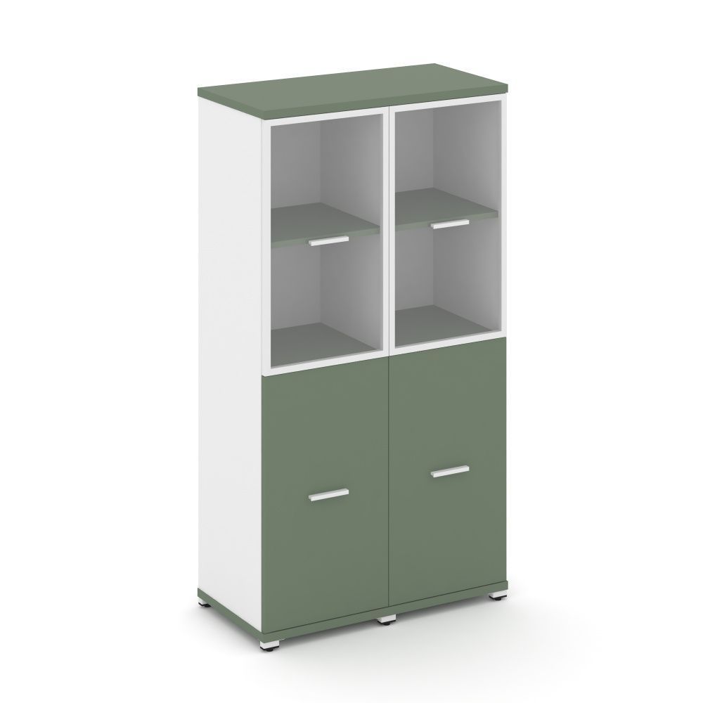 Concept Шкаф 2 узкие секции, 4 ниши  CN.STU-422 RPW W