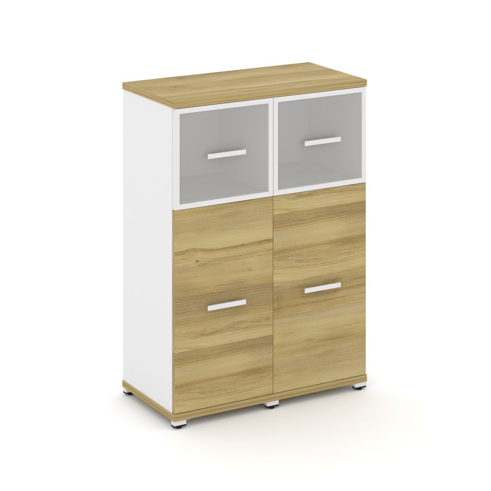 Concept Шкаф 2 узкие секции, 3 ниши CN.STU-324 RMW W
