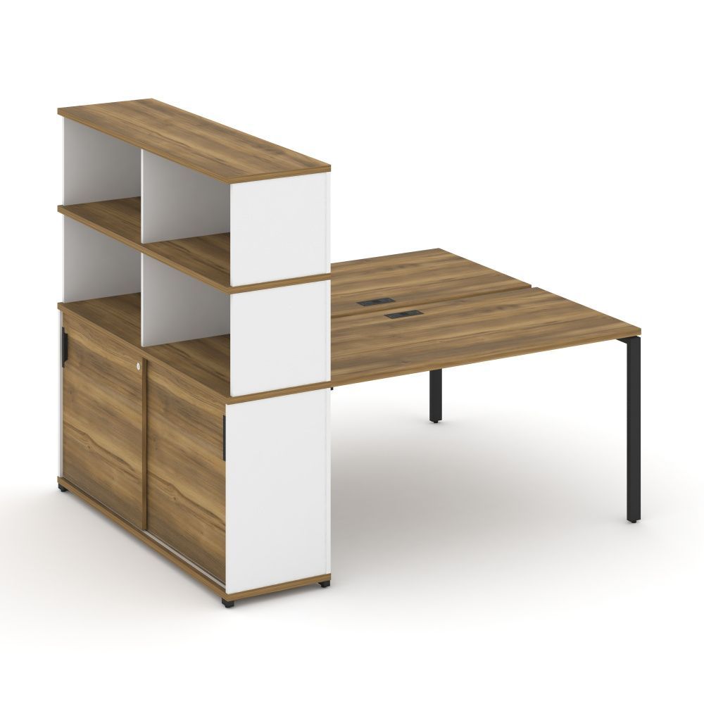 Concept Рабочая станция с опорным шкафом-купе с надставкой выс.  CN.DRS-243 B