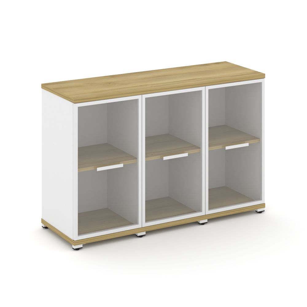 Concept Шкаф 3 узкие секции, 2 ниши CN.STU-233 RPW W