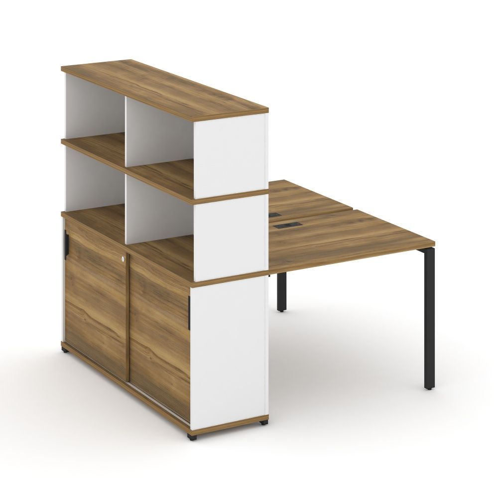 Concept Рабочая станция с опорным шкафом-купе с надставкой выс.  CN.DRS-241 B