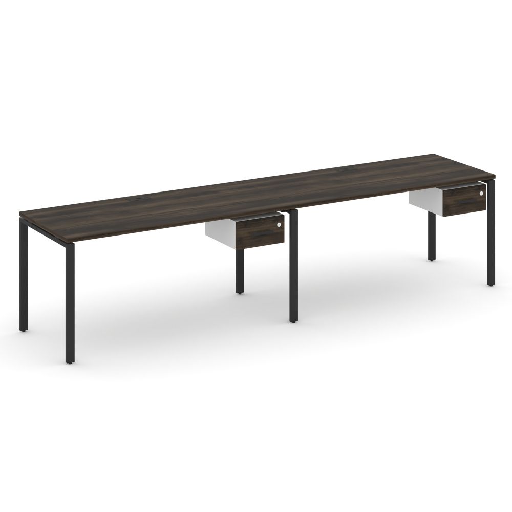 Concept Рабочая станция односторонняя с подвес. тумбами 2 места  CN.ORS-112 B