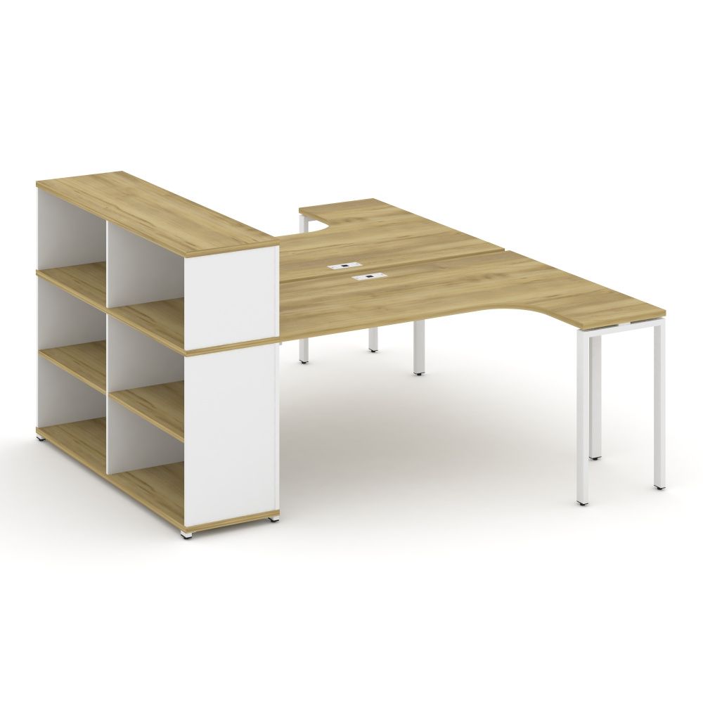 Concept Рабочая станция с опорным стеллажом с надставкой низ.  CN.DSA-206