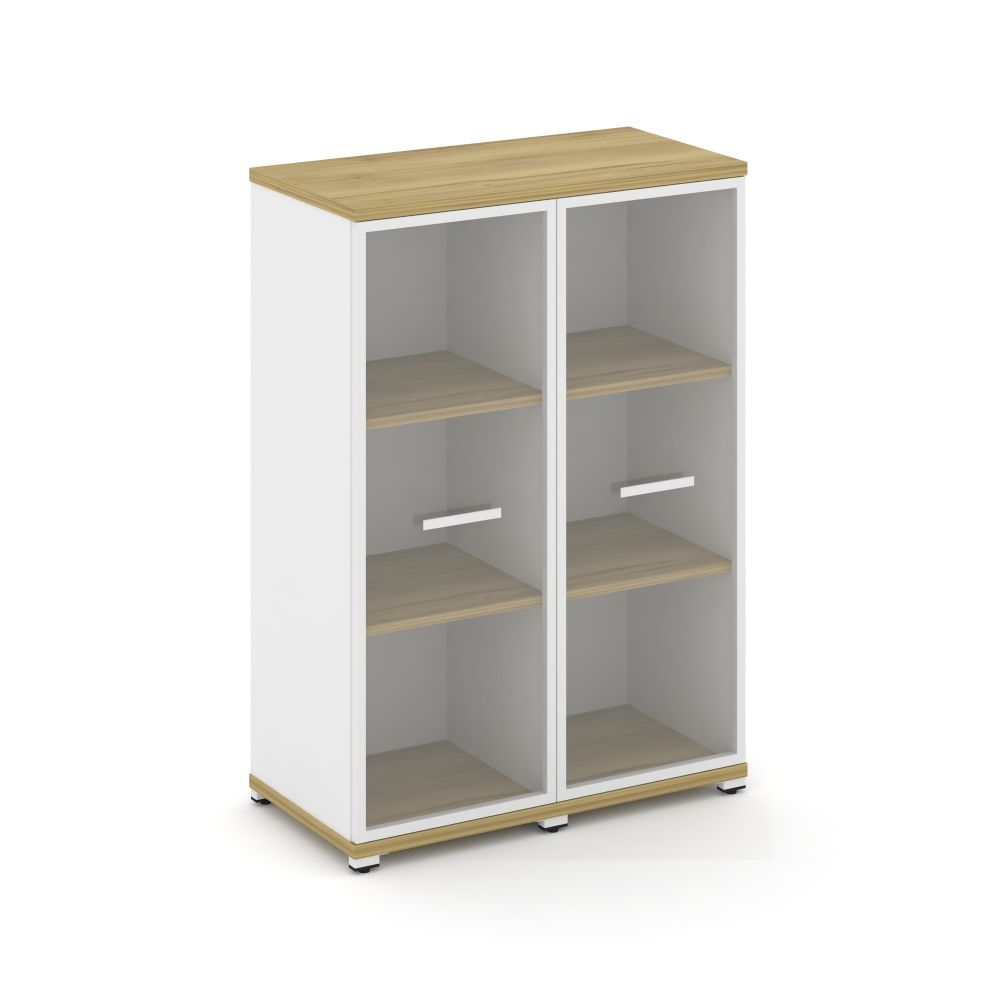 Concept Шкаф 2 узкие секции, 3 ниши  CN.STU-326 RPW W