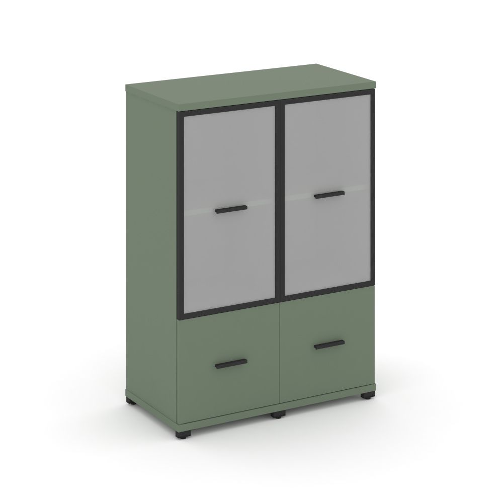 Concept Шкаф 2 узкие секции, 3 ниши CN.STU-322 RM B