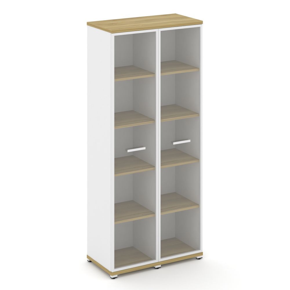 Concept Шкаф 2 узкие секции, 5 ниш CN.STU-528 RPW W