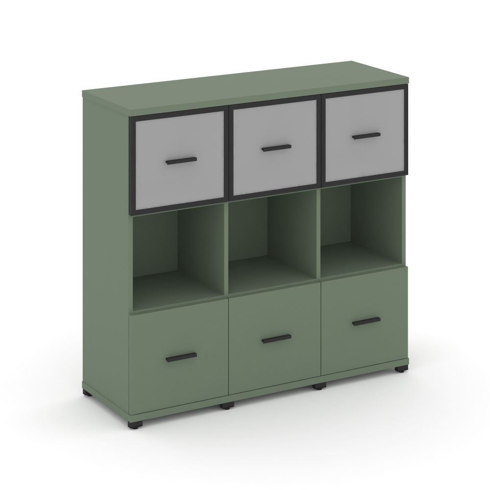 Concept Шкаф 3 узкие секции, 3 ниши CN.STU-335 RM B