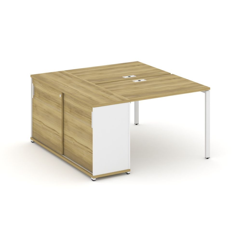 Concept Рабочая станция с опорным шкафом-купе CN.DRS-233 W