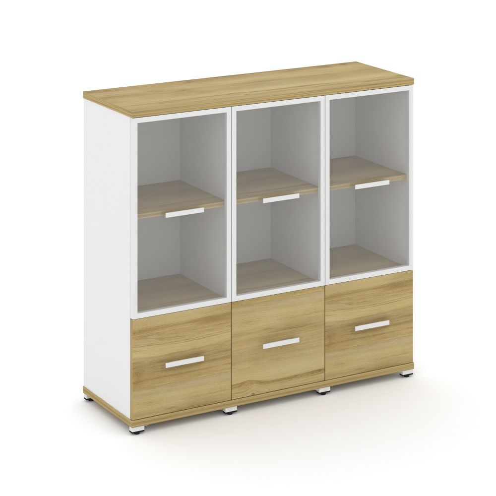 Concept Шкаф 3 узкие секции, 3 ниши CN.STU-332 RPW W