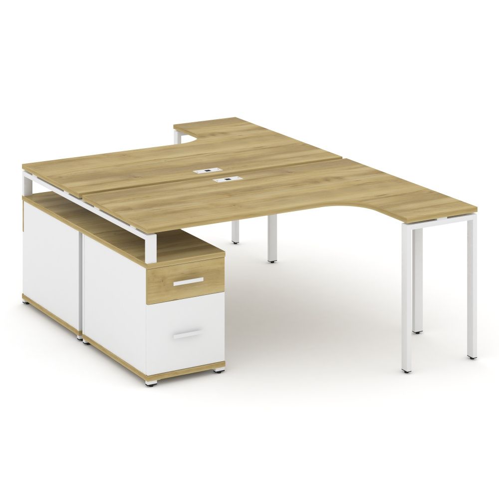 Concept Стол эргономичный правый  CN.DSA-304 W